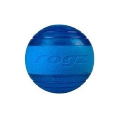 Rogz Toyz Squeekz Suda Batmayan Top Plastik Köpek Oyuncağı Medium Mavi 6.4 Cm