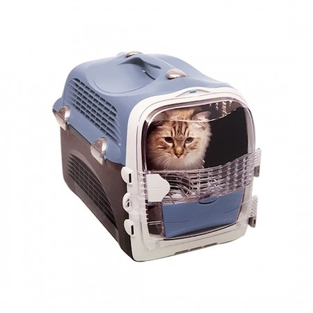 Catit Cabrio Carrier Mavi/Gri Kedi Köpek Taşıma Çantası ( 51x33x35 )