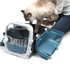 Catit Cabrio Carrier Mavi/Gri Kedi Köpek Taşıma Çantası ( 51x33x35 )