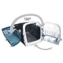 Catit Cabrio Carrier Mavi/Gri Kedi Köpek Taşıma Çantası ( 51x33x35 )