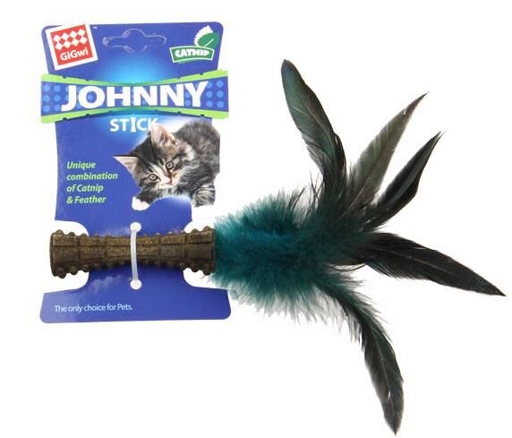 Gigwi Johnny Stick Catnipli Doğal Tüylü Kedi Oyuncağı