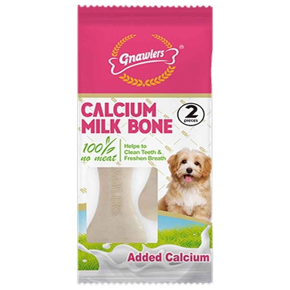 Gnawlers Calcium Milk Bone Köpek Ödülü 5 CM 2 Li