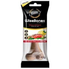 Gnawlers Wise Bone Köpek Ödül Kemiği Somonlu 40 Gr