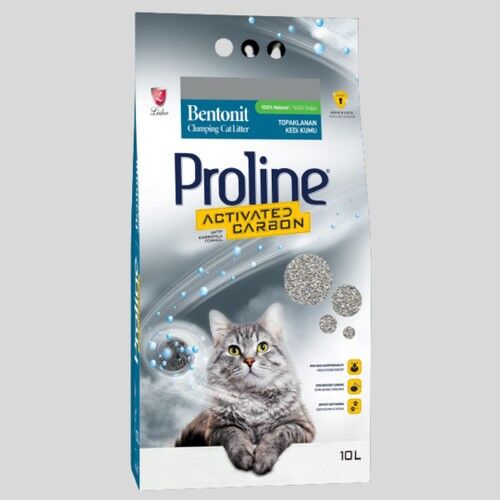 Pro Line Aktif Karbonlu Bentonit Kedi Kumu 10 LT
