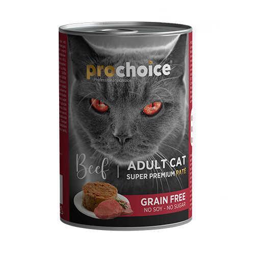 ProChoice Biftekli Yetişkin Kedi Konservesi 400 Gr