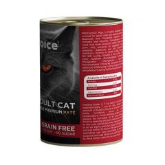 ProChoice Biftekli Yetişkin Kedi Konservesi 400 Gr