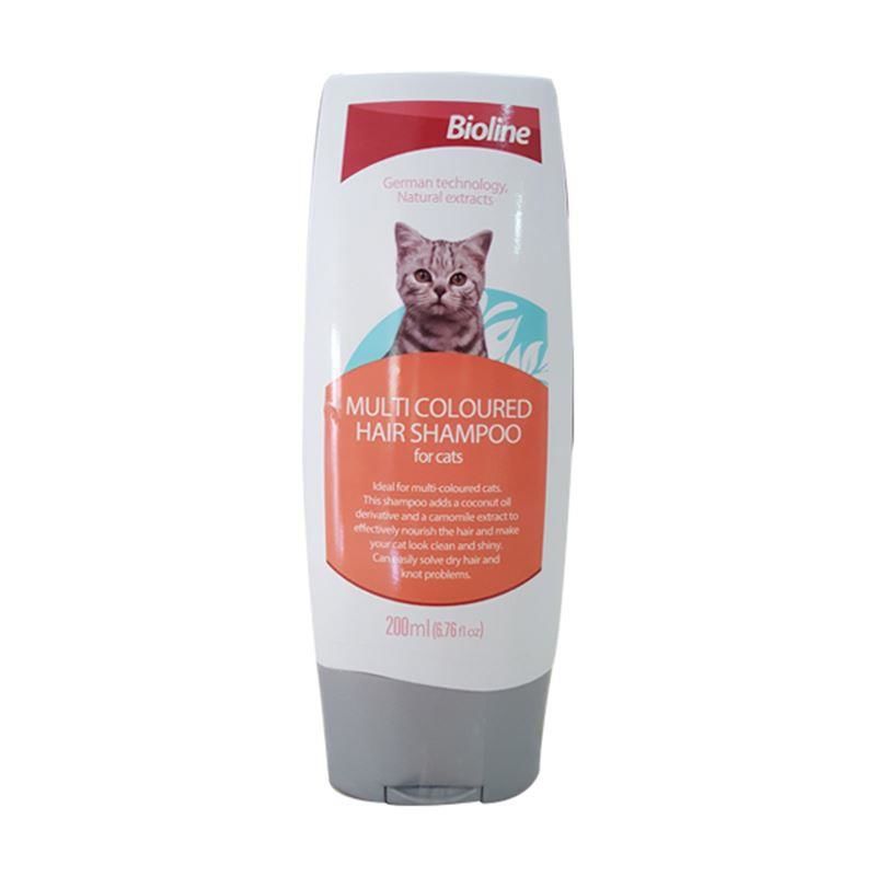 Bioline Çok Renkli Kediler İçin Şampuan 200 Ml
