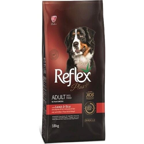 Reflex Plus Adult Lamb Büyük Irk Kuzu Pirinç Yetişkin Köpek Maması 18 Kg