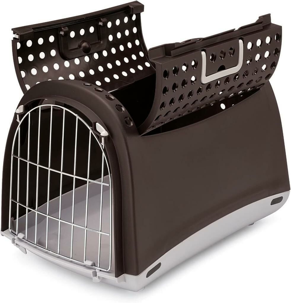 Imac Linus Cabrio Kedi ve Köpek Tasima Çantasi Antrasit 50x32x34,5 Cm