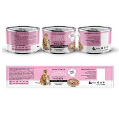 New Chefs Choice Mother and Babycat Mousse Anne ve Yavru Kedi Yaş Maması 200 Gr
