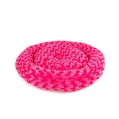 Pet Pretty Simit Yatak Peluş Pembe 55x55 cm