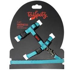 Tailpetz Cat Harness Kedi Göğüs Tasması OCEAN