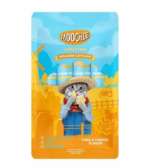 Moochie Sıvı Kedi Ödülü Ton-Peynir 5x15 Gr