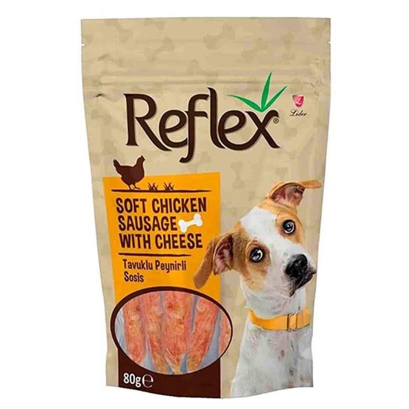 Reflex Peynirli Yumuşak Tavuk Parçacıkları Köpek Ödülü 80gr