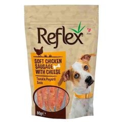 Reflex Peynirli Yumuşak Tavuk Parçacıkları Köpek Ödülü 80gr