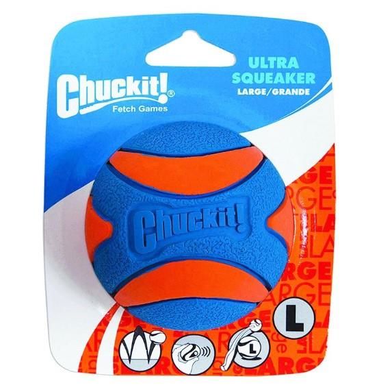 Chuckit Utra Squeaker Sesli Köpek Oyun Topu (Büyük Boy)
