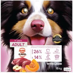 Petiva Yetişkin Köpekler İçin Kuzu Etli Kuru Köpek Maması 15 Kg