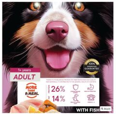 Petiva Yetişkin Köpekler İçin Balık Etli Kuru Köpek Maması 15 Kg