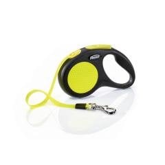 Flexi New Neon M 5M Şerit Köpek Gezdirme Tasması