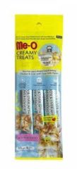 Me-O Creamy Treats Kitten Tavuklu Cigerli ve Keçi Sütlü Yavru Kedi Ödülü  4x15gr