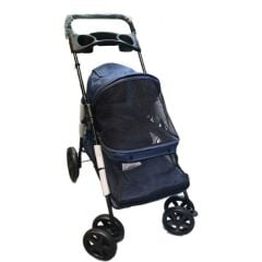 Tommy Evcil Hayvan Arabasi 74.5x 46,5x97,5 Cm Lacivert Max 15 Kg
