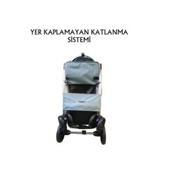 Tommy Evcil Hayvan Arabasi 78x46x99 Cm Turkuaz Max 15 Kg