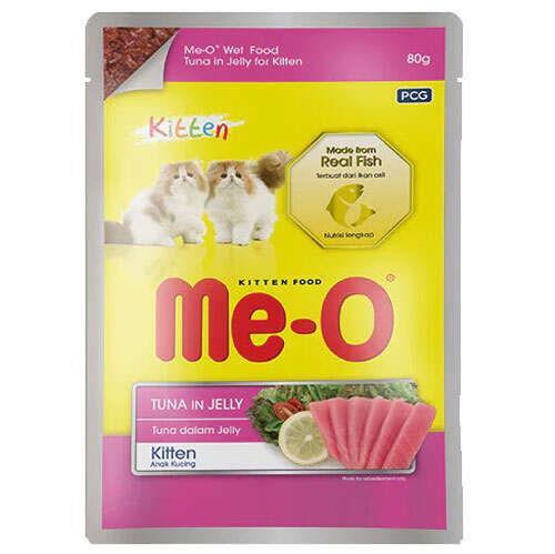 Meo Pouch Jöle İçerisinde Ton Balıklı Yavru Kedi Konservesi 80 Gr