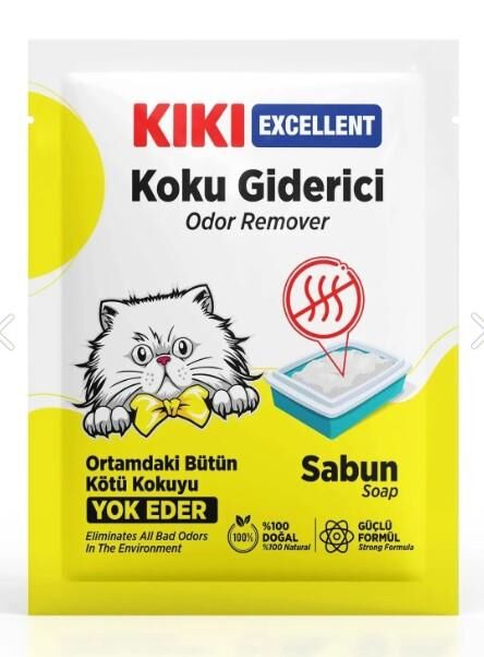 Kiki Excellent Kedi Kumu Koku Giderici -Sabun Kokulu 25 gr