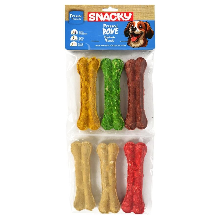 Snacky Munchy Köpek Press Kemik 6'li