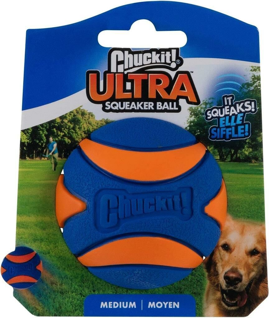 Chuckit! Utra Squeaker Sesli Köpek Oyun Topu (Orta Boy)