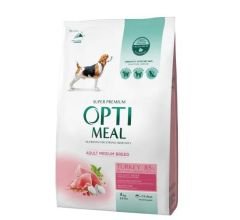 Optimeal Hindi Etli Orta Irk Yetişkin Köpek Maması 4kg