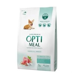 Optimeal Hindili ve Pirinçli Yavru Köpek Maması 4kg