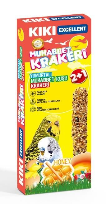 Kiki Excellent Yumurtalı  Kraker 3 Adet ( Muhabbet )