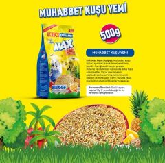 Kiki Excellent Kuş Max Menu Ballı Muhabbet Yemi 500 Gr