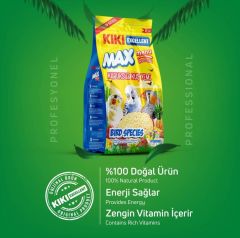 Kiki Excellent Kuş Max Menu Kabuksuz Muhabbet Yemi 400 Gr