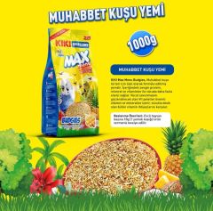 Kiki Excellent Kuş Max Menu Ballı Muhabbet Yemi 1000 Gr