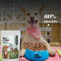 Pet Pops Freeze-Dried Dana Ciğeri Köpek Ödülü 40 Gr