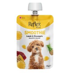 Reflex Plus Smoothie Kuzu Etli ve Ananaslı Likit Köpek Ödülü 85 Gr