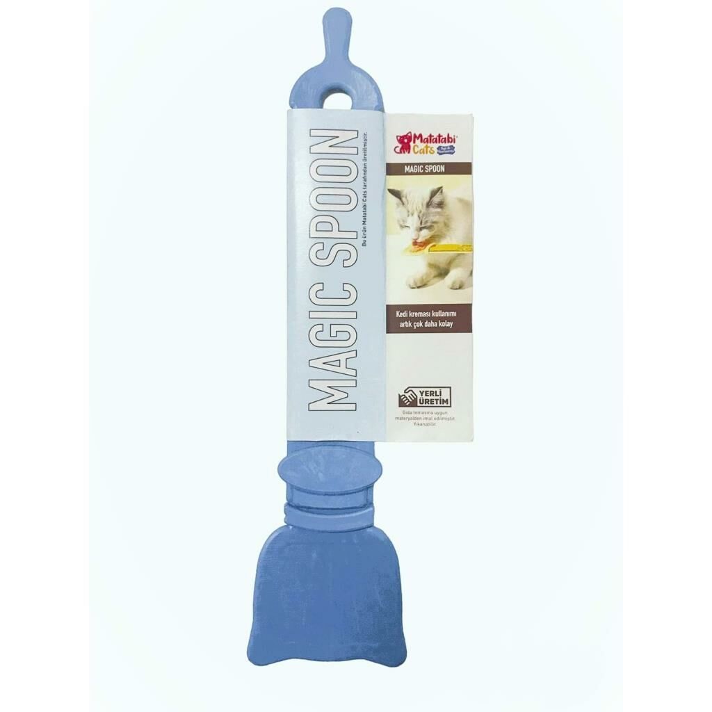 Matatabi Magic Spoon Likik Kedi Ödül Kaşığı Mavi