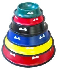 Petvoda Ozark “Mat Renkli” Çelik Mama ve Su Kabı Siyah 18 cm - 12 Oz