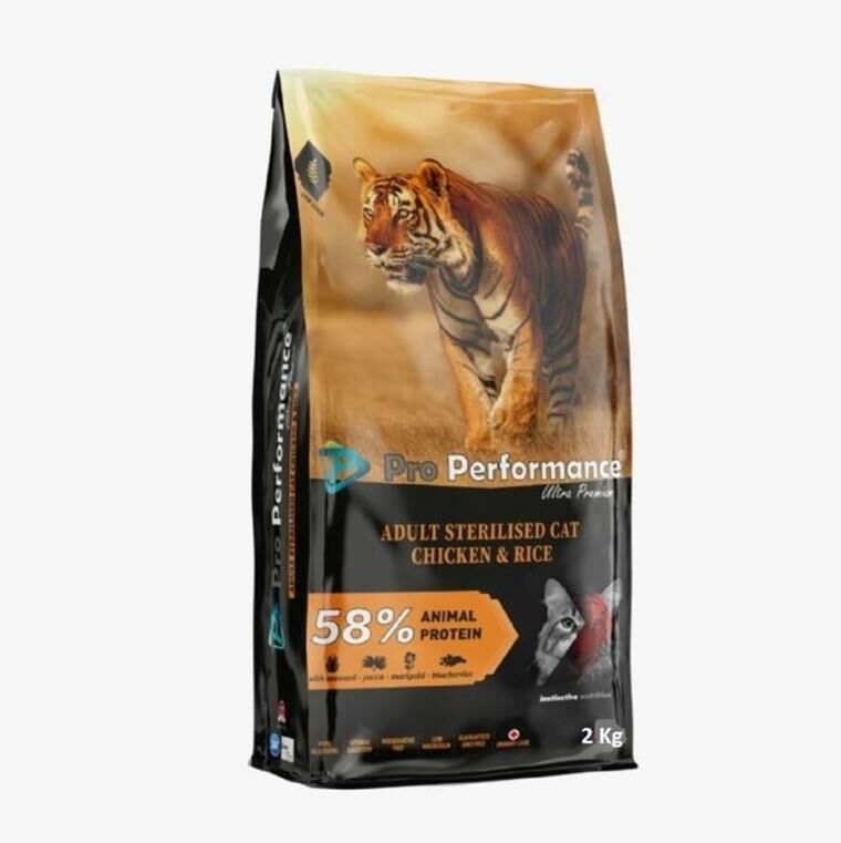 Pro Performance Kısırlaştırılmış Tavuklu Kedi Maması 2 Kg