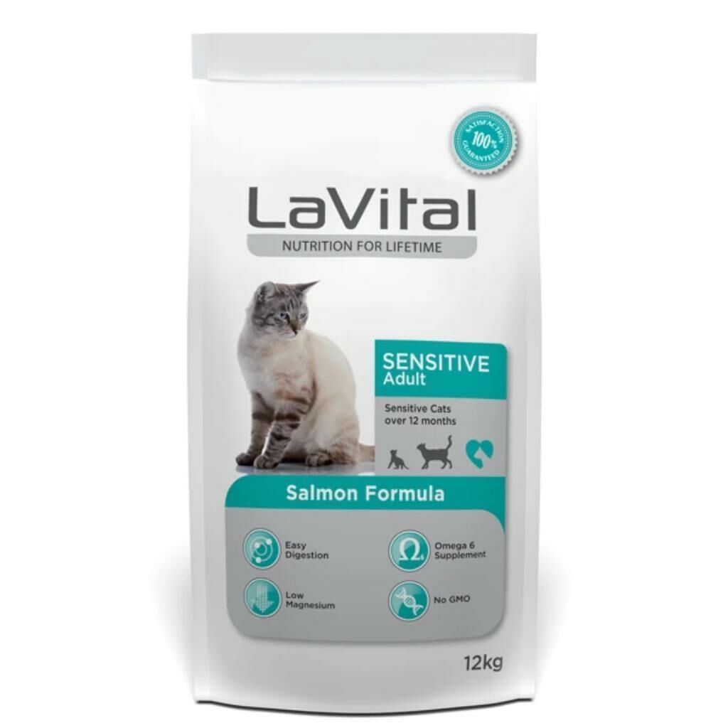 LaVital Somonlu Yetişkin Kedi Maması 12 Kg