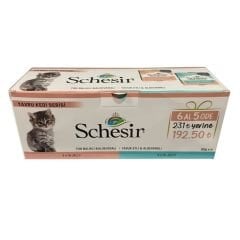 Schesir Yavru Kedi Serisi Ton Balıklı ve Tavuk Etli 85 Gr x 6 Adet (6 AL 5 ÖDE)