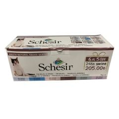 Schesir Naturel Sos Serisi Ton Balıklı ve Tavuk Etli 70 Gr x 6 Adet (6 Al 5 Öde)