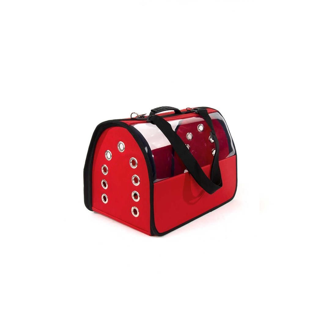 Flaybag Şeffaf Çanta Büyük Boy Kırmızı 30x30x49 CM