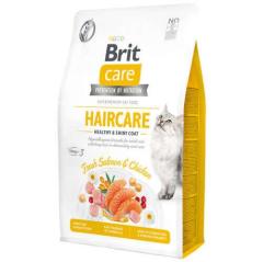 Brit Care Haircare Somon Tavuk Deri ve Tüy Sağlığı Tahılsız Kedi Maması 7 Kg