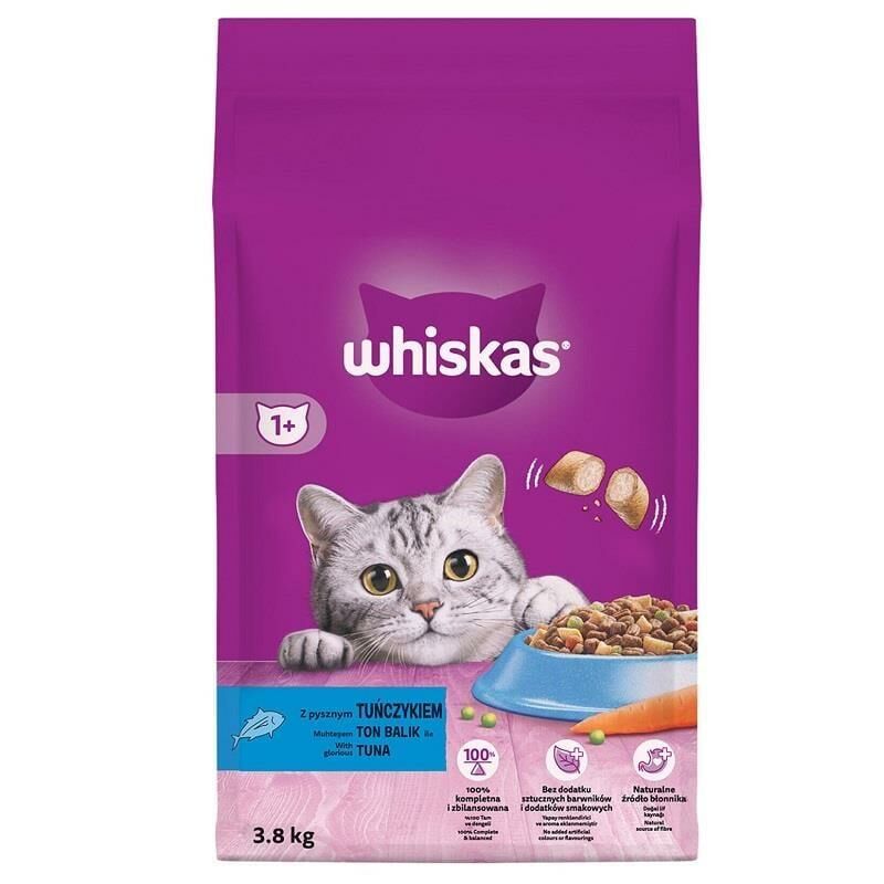 Whiskas Ton Balıklı ve Sebzeli Yetişkin Kedi Maması 3,8 Kg