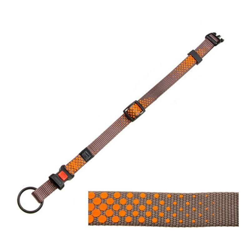 Karlie Art Ayarlanabilir Köpek Boyun Tasması 30-45cm/15mm Turuncu